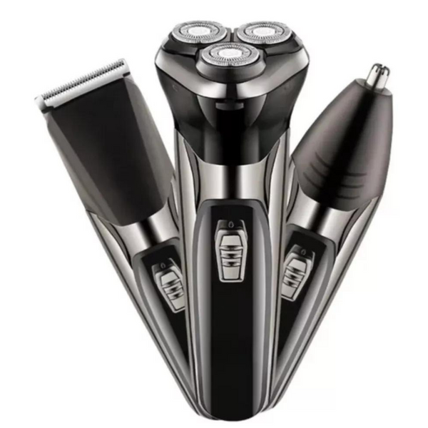 ShaveMax™ Afeitadora Eléctrica de Triple Hoja Recargable — Corte Preciso