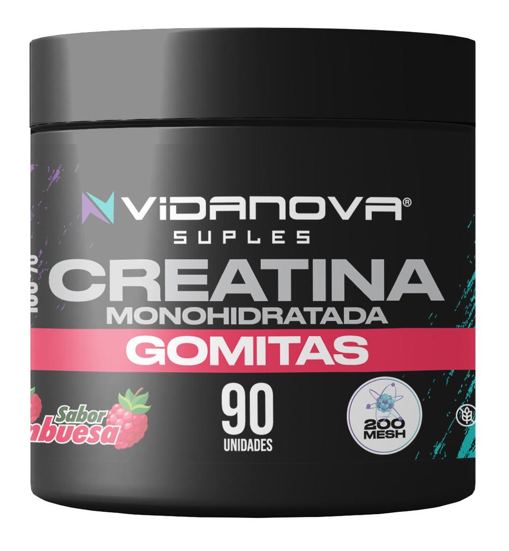 CreatinaGum™ Creatina 5.1g con Formato Gomita — 90 Unidades