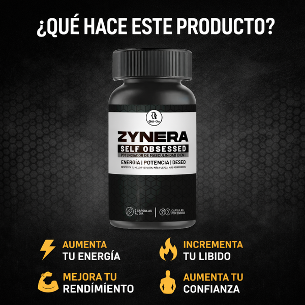 ZynerX™ Potenciador Sexual Masculino con Adaptógenos — 60 Cápsulas