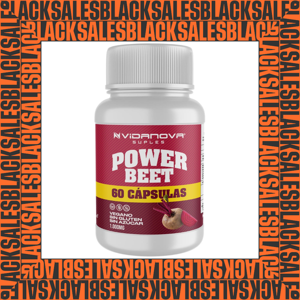 BeetaMax™ Remolacha 1000mg con Óxido Nítrico Natural — 60 Cápsulas