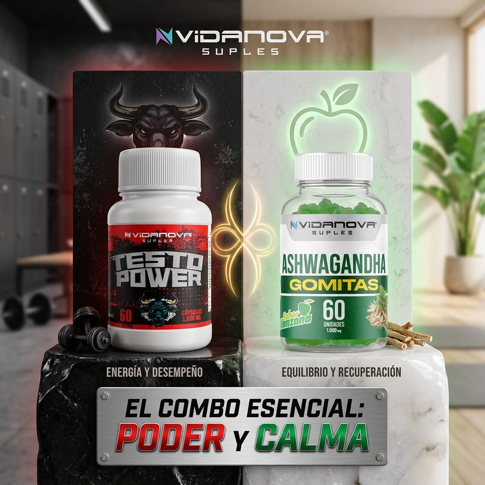 AlfaPack™ Testosterona + Ashwagandha — Pack Doble Potencia