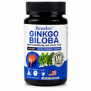 FocusPlex™ Ginkgo Biloba con Vitaminas B6, B12 y Ácido Fólico — 60 Cápsulas