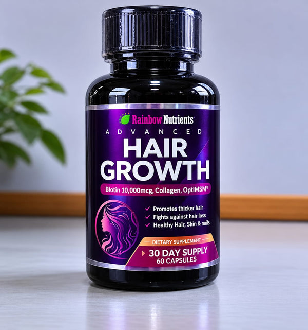 HairForce™ Crecimiento Capilar con Biotina 10000mcg y Colágeno — 120 Cápsulas
