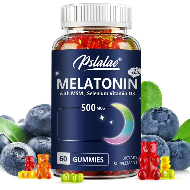 Gomitas de Melatonina con MSM y Vitamina D3 — 60 Gomitas
