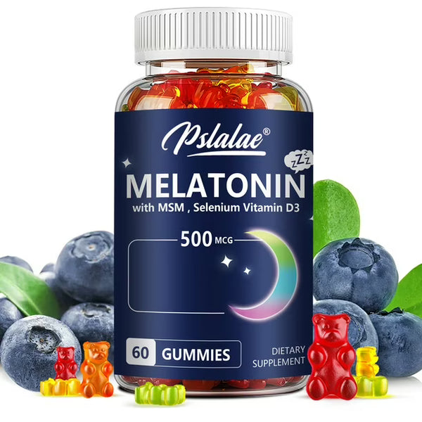 Gomitas de Melatonina con MSM y Vitamina D3 — 60 Gomitas